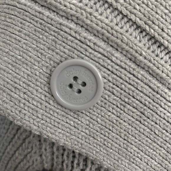 DAISY FUENTES | Grey Button Down Knitted Cardigan - Picture 4 of 9